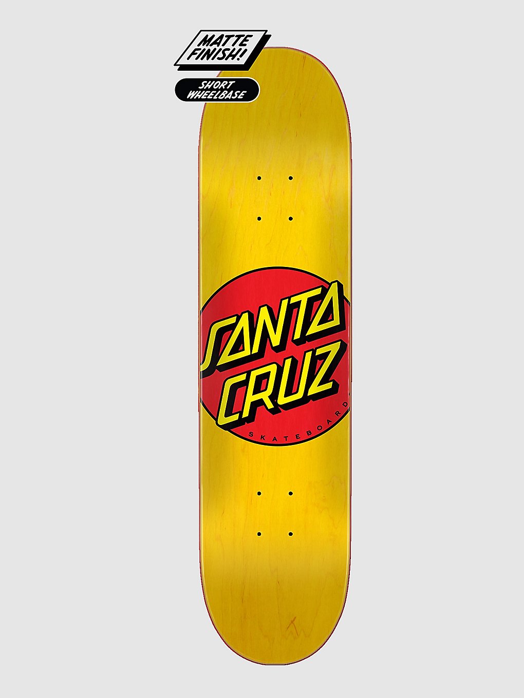 Santa Cruz Classic Dot 7.75" Skateboard Deck yellow kaufen