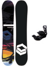 FTWO Reverse 143 + Sonic Pro M Black 2023 Set da Snowboard