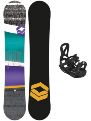 FTWO Union 135 + Junior M Black 2023 Conjunto Snowboard