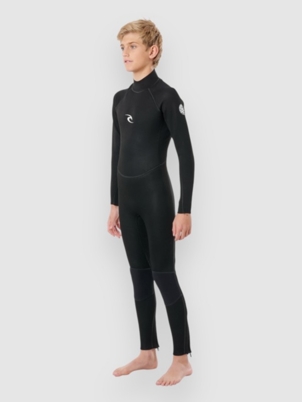 Rip Curl Jnr Freelite 5/3 GB Back Zip Steamer Kids Neoprenanzug black