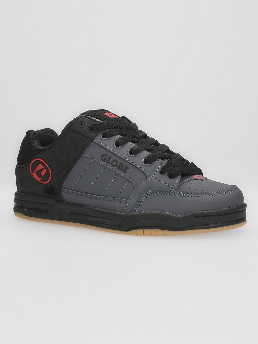 Globe Tilt Skate Shoes black/grey/red