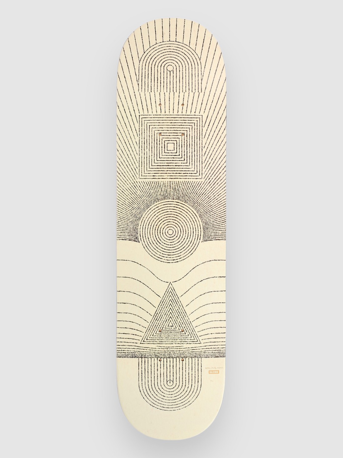 Globe G2 Real Fun, Wow! Deck 8.0" Skateboard Deck shape stack