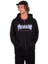 Thrasher Blue Flame Zip Hoodie
