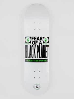 Element X Public Enemy Fear 8.5 Skateboard Deck hvit