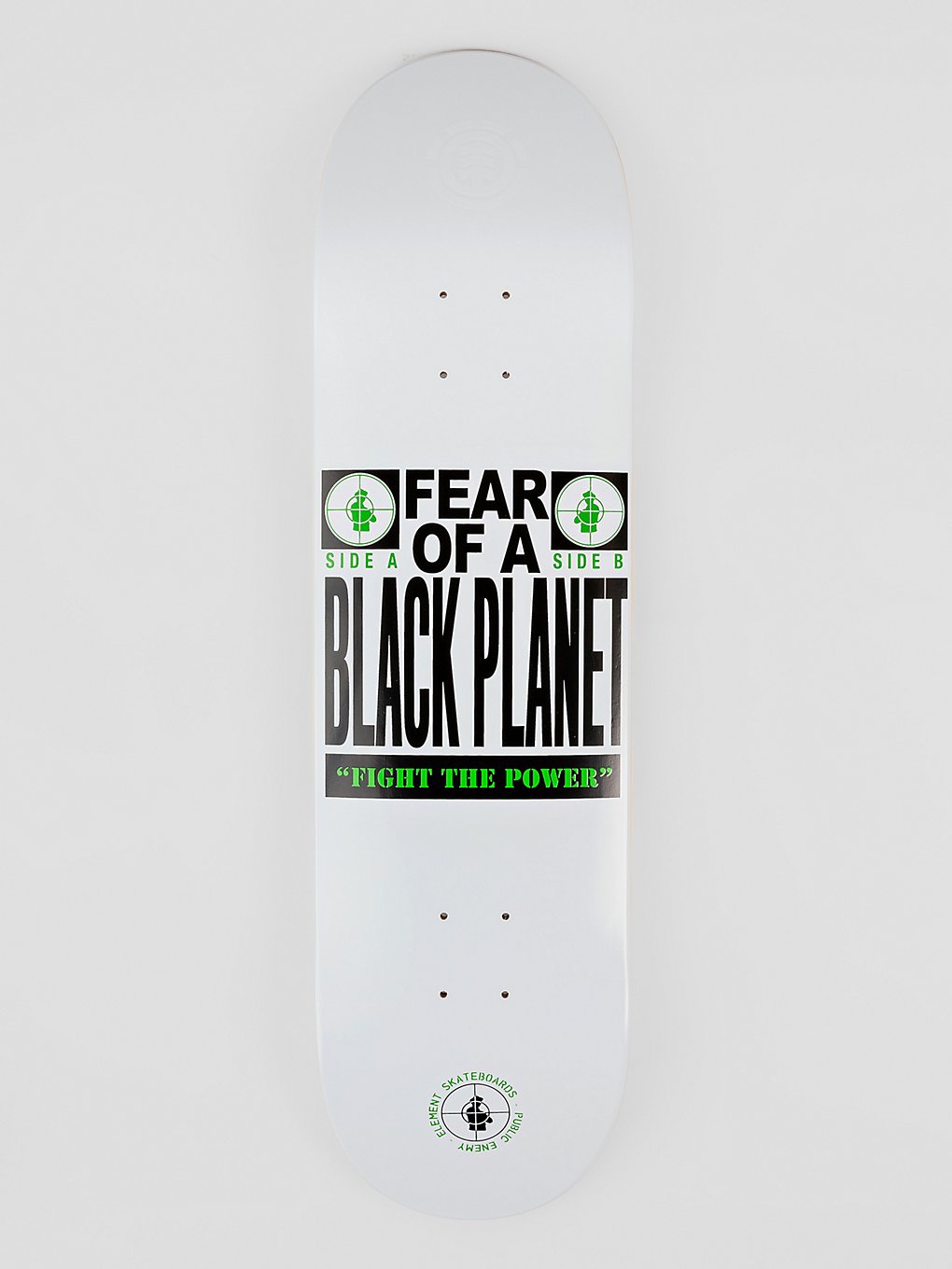 Element X Public Enemy Fear 8.5 Skateboard Deck assorted