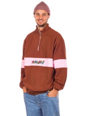 fleece sweater half zip