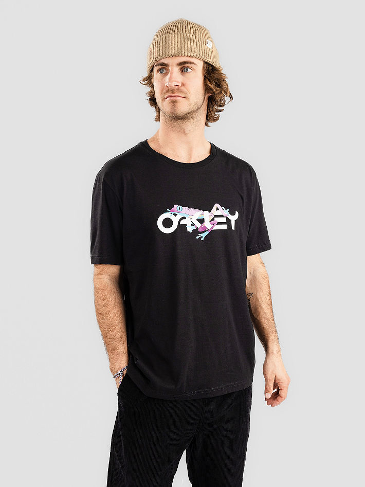 OAKLEY Performance Shirt 'RETRO FROG' in Black