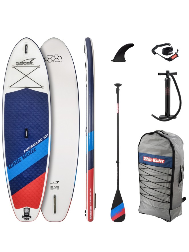 White Water Funboard 10'2 Sup Bräda Set