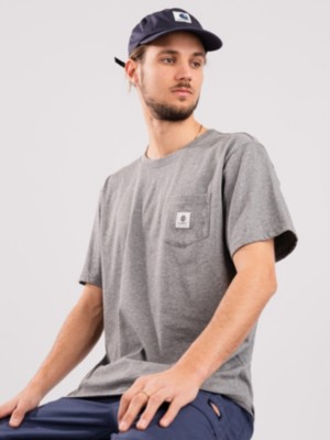 Element Basic Pocket Label T-Shirt grey heather kaufen