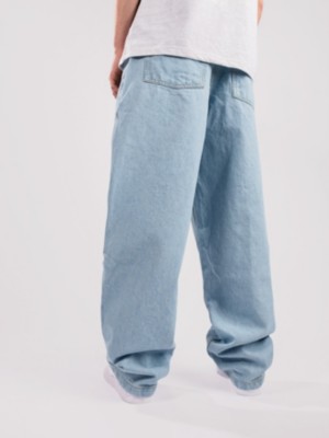 Jean baggy pour homme - Pantalon ample en jean streetwear décontracté -  Pantalon de skateboard pour homme - Bleu - Taille 36