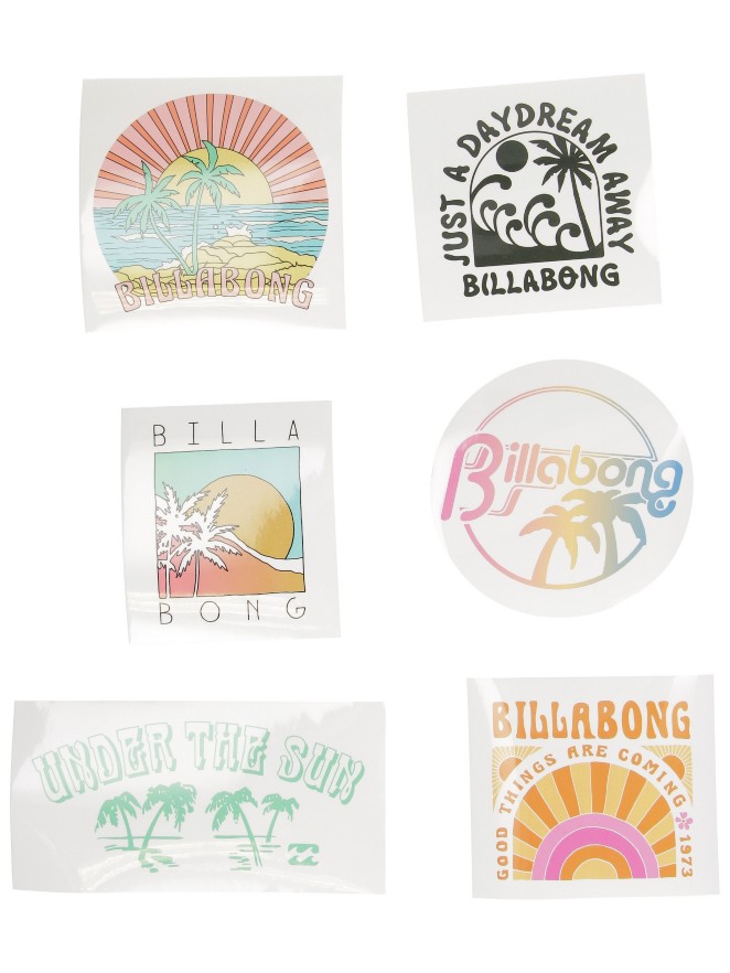 Billabong Sand and Sun Sticker