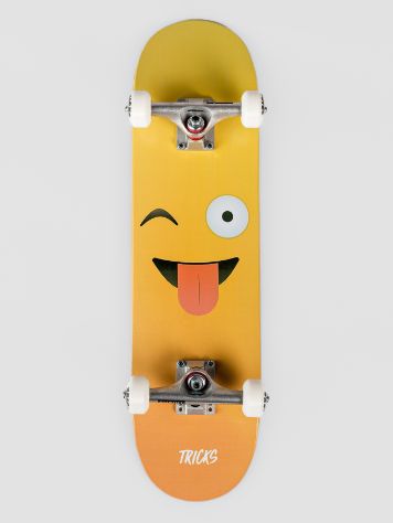 Tricks Emoji 7.25&quot; Skateboard Completo