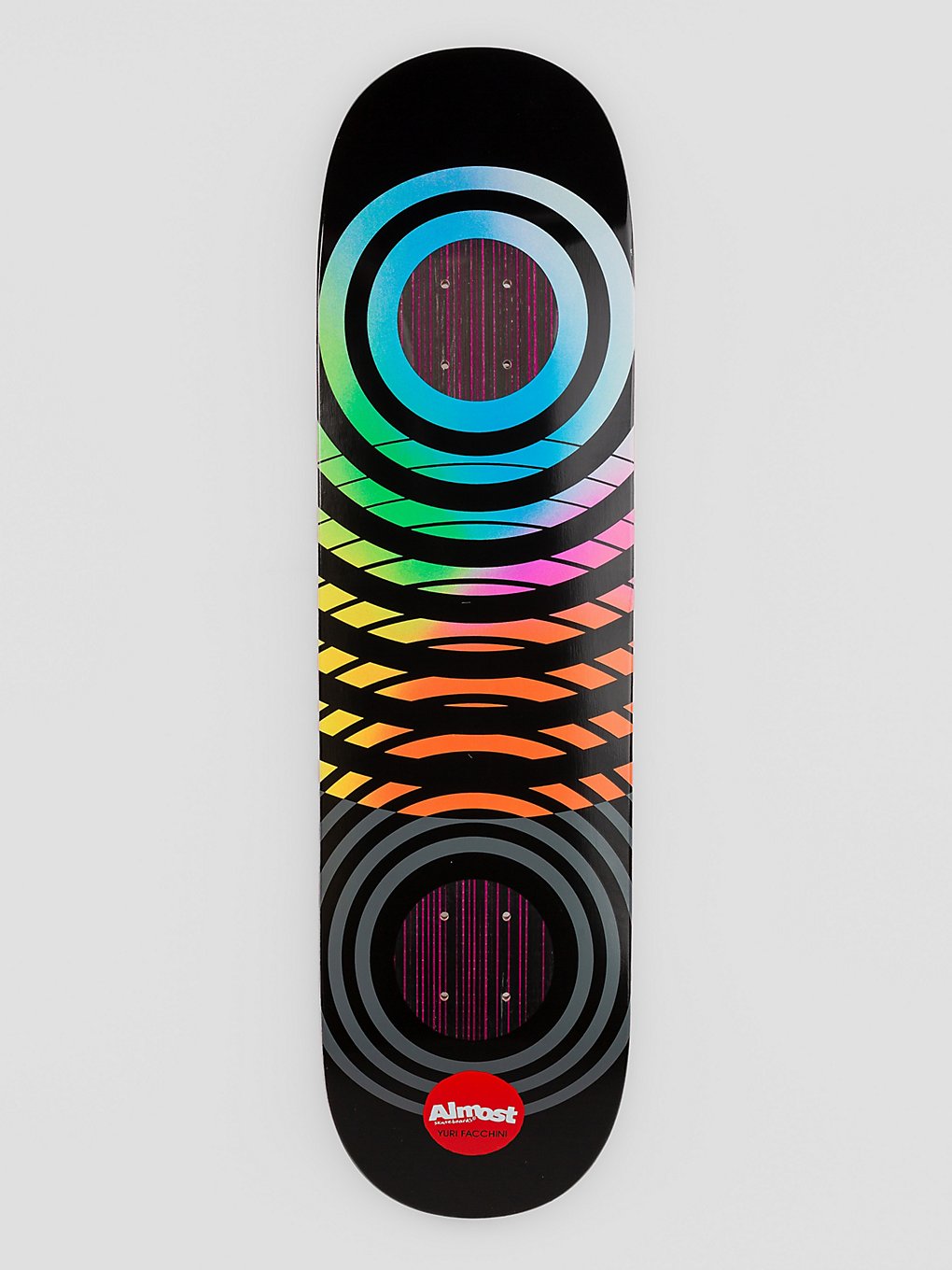 Almost Yuri Black Blur Impact 8.5 Skateboard Deck svart