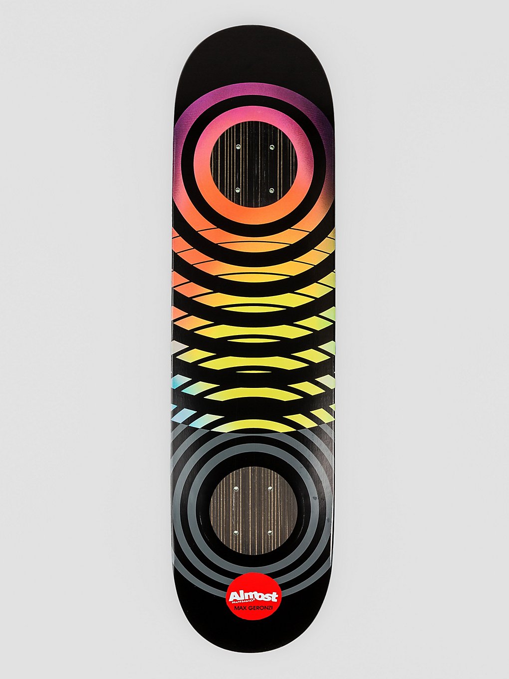 Almost Max Black Blur Impact 8.0 Skateboard Deck max