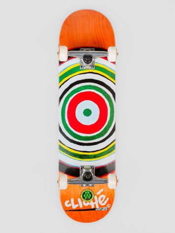 Clich&eacute; Painted Circle 8.25&quot; Skateboard Completo