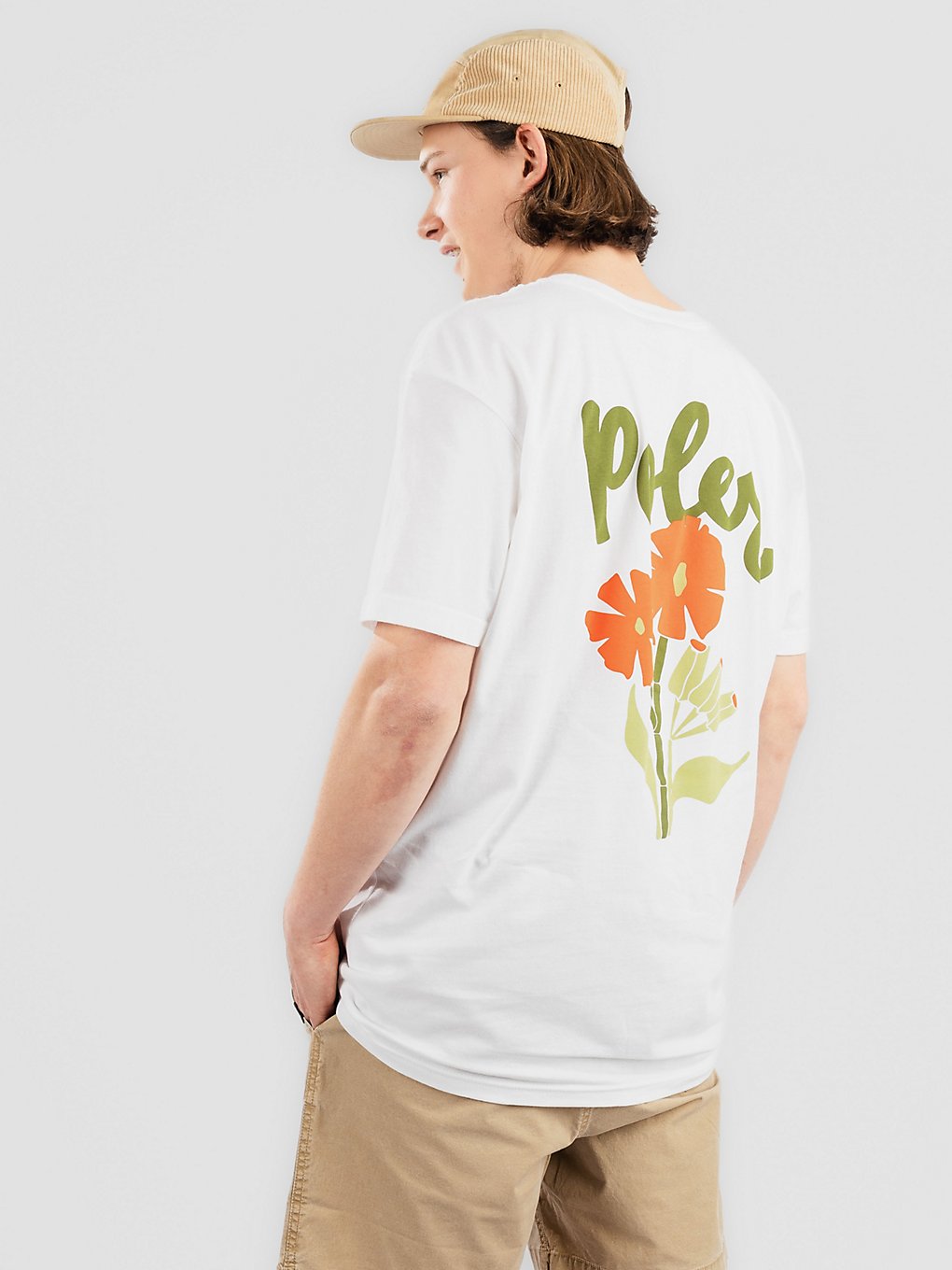 Poler Poppy T-Shirt hvit