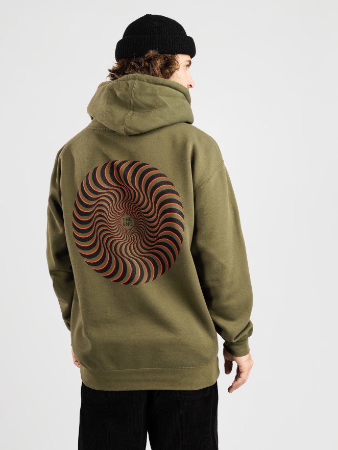 Spitfire Classic Swirl Overlay Felpa con Cappuccio