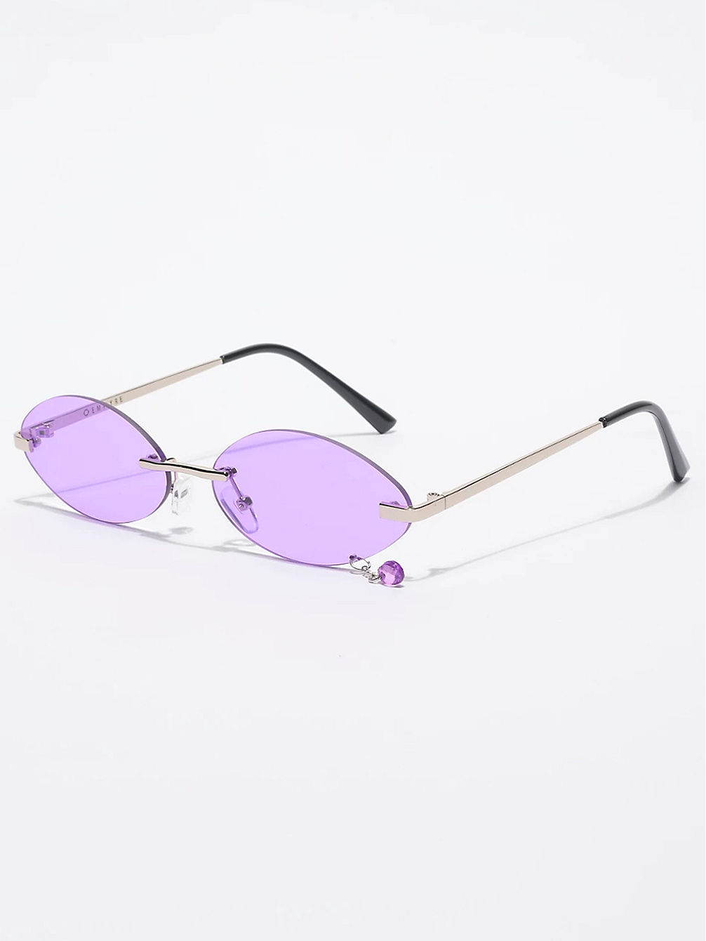Jewel Round Lavendar Sunglasses