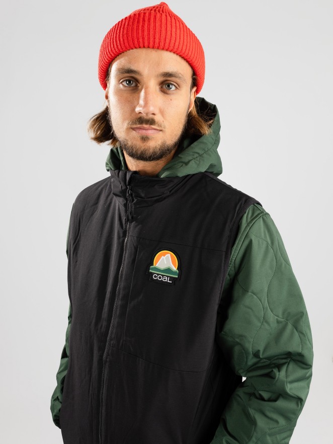 Coal Sierra Gilet in Pile