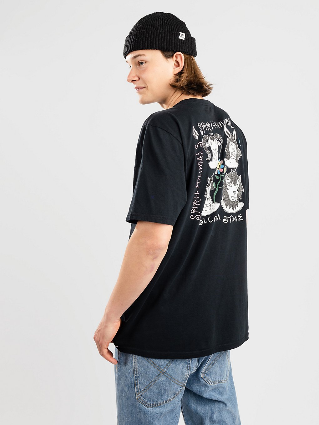 Volcom Surf Vitals Animal T-Shirt black kaufen