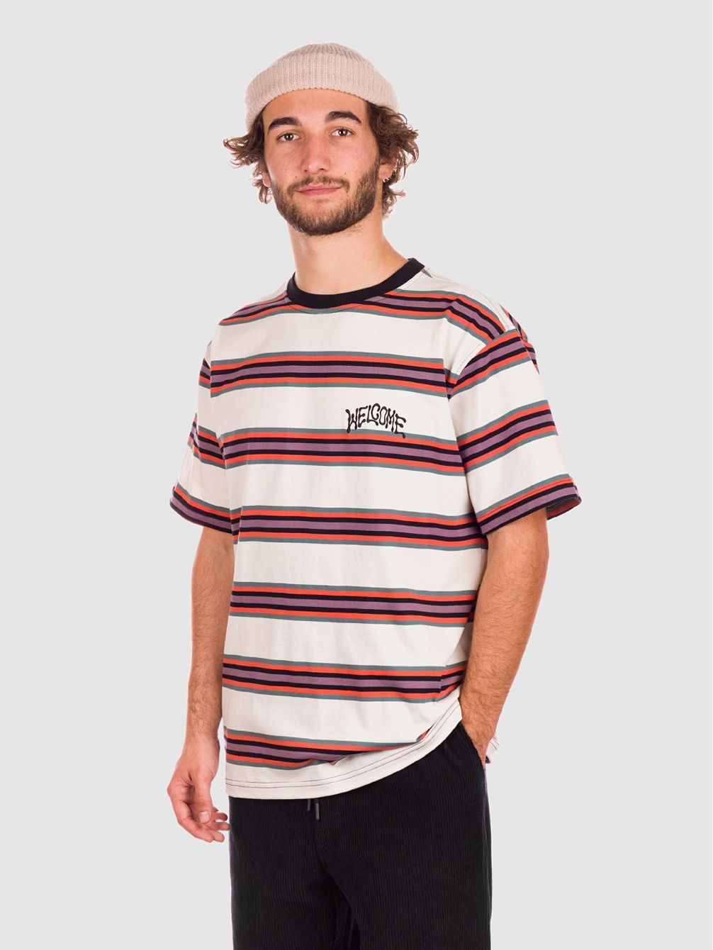 Thelema Striped T-paita