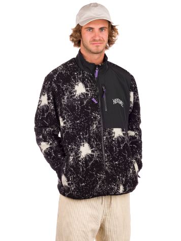 Welcome Shatter Printed Sherpa Fleece Mikina s kapuc&iacute; na zip