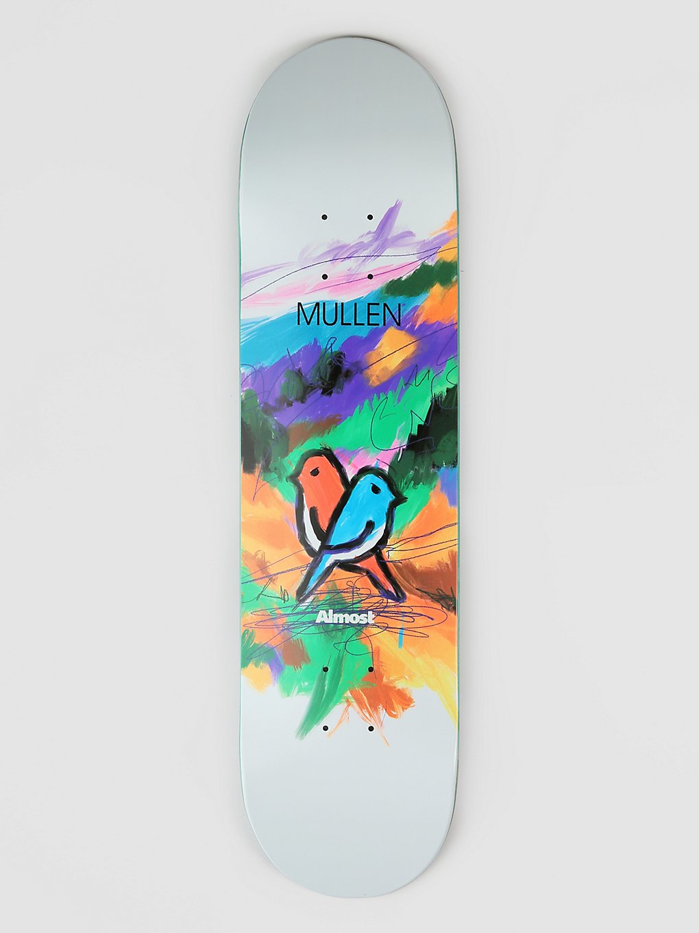 Almost Mean Pets Paintings Imp. Light Mullen 822 Skateboard Deck mullen
