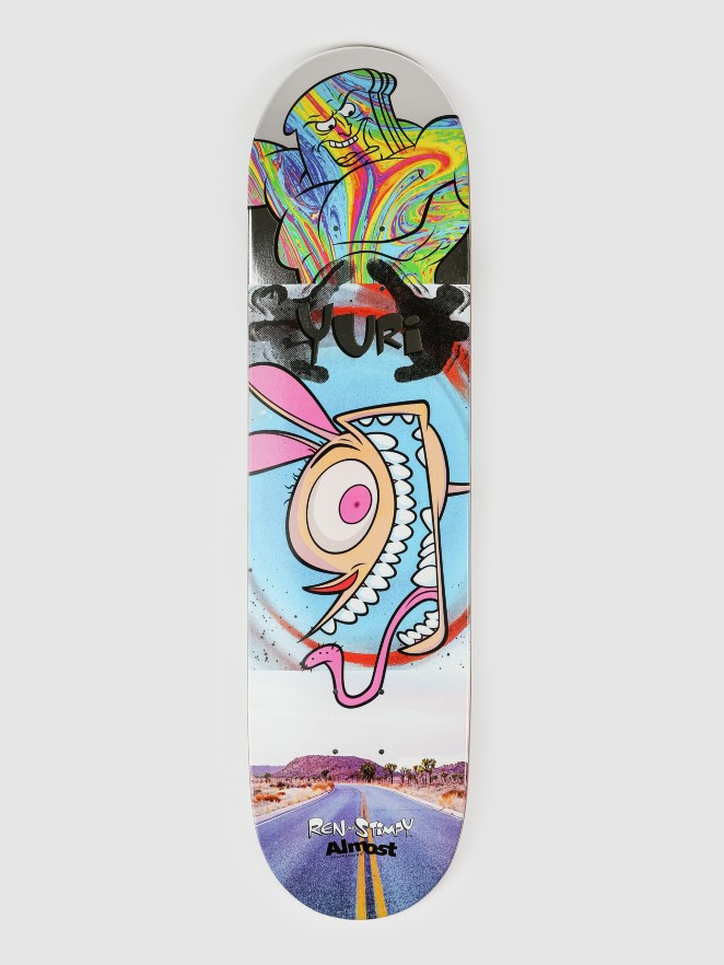 Almost Ren & Stimpy Road Trip R7 Yuri 8″ Skateboard Deck