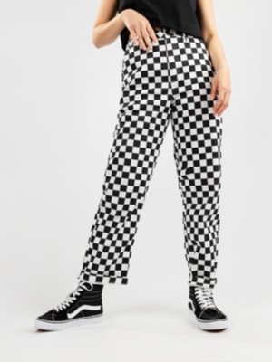 Vans Authentic Checkerboard Chino Trousers in Blue  Lyst