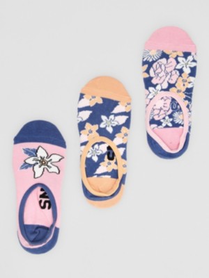 Retro Floral Canoodle 6.5-10 3Pk Socken