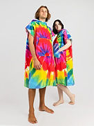 Tie Dye Rainbow Original Eco Surfov&eacute; poncho