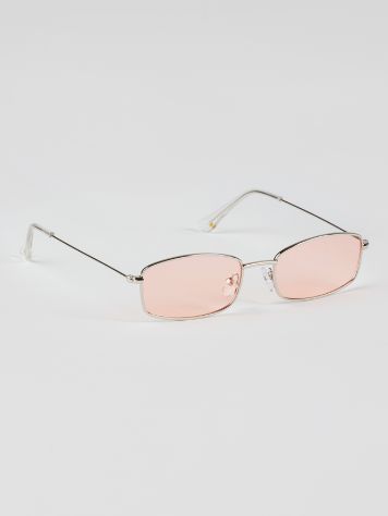 Glassy Rae Polarized Silver/Pink Mirror Solbriller