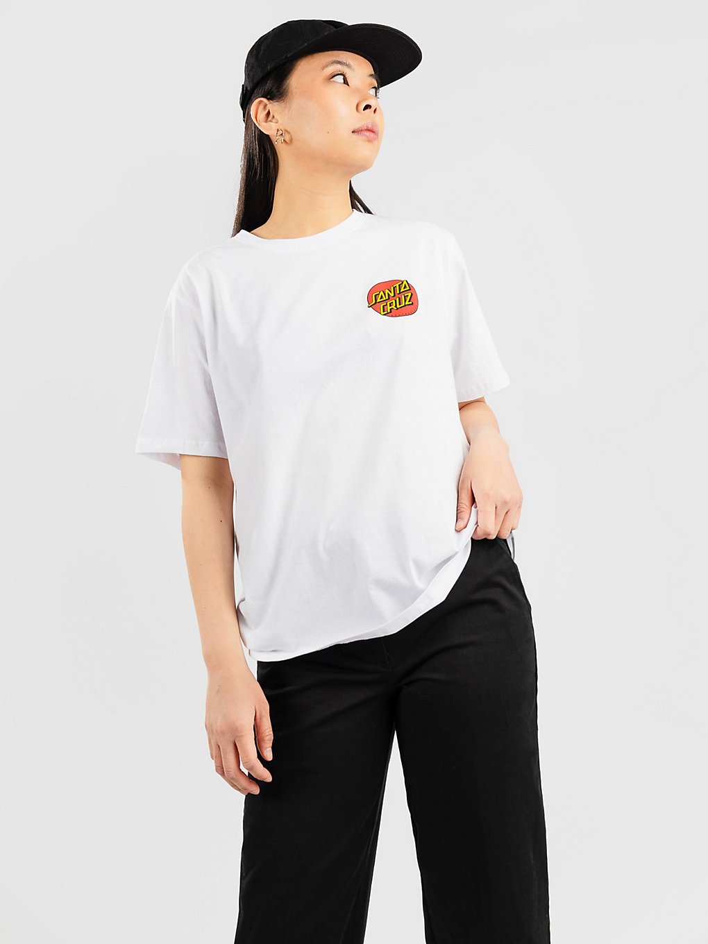 Santa Cruz Classic Dot Chest T-Shirt white kaufen