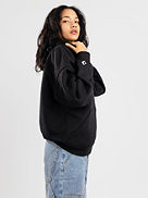 Embroidered Oversized Pulover s kapuco