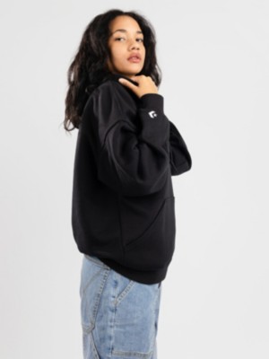 Embroidered Oversized Sweat &agrave; Capuche