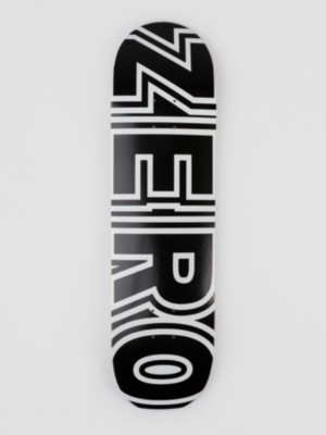 Photos - Other for outdoor activities ZERO Bold Black 8.5" Skateboard Deck black white 