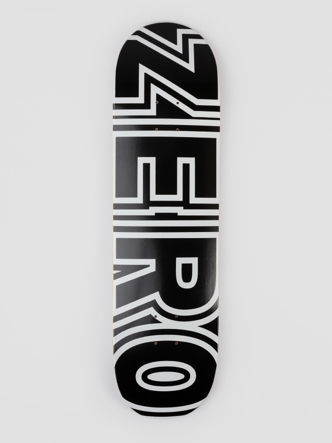 Zero Bold Black 8.5" Skateboard Deck