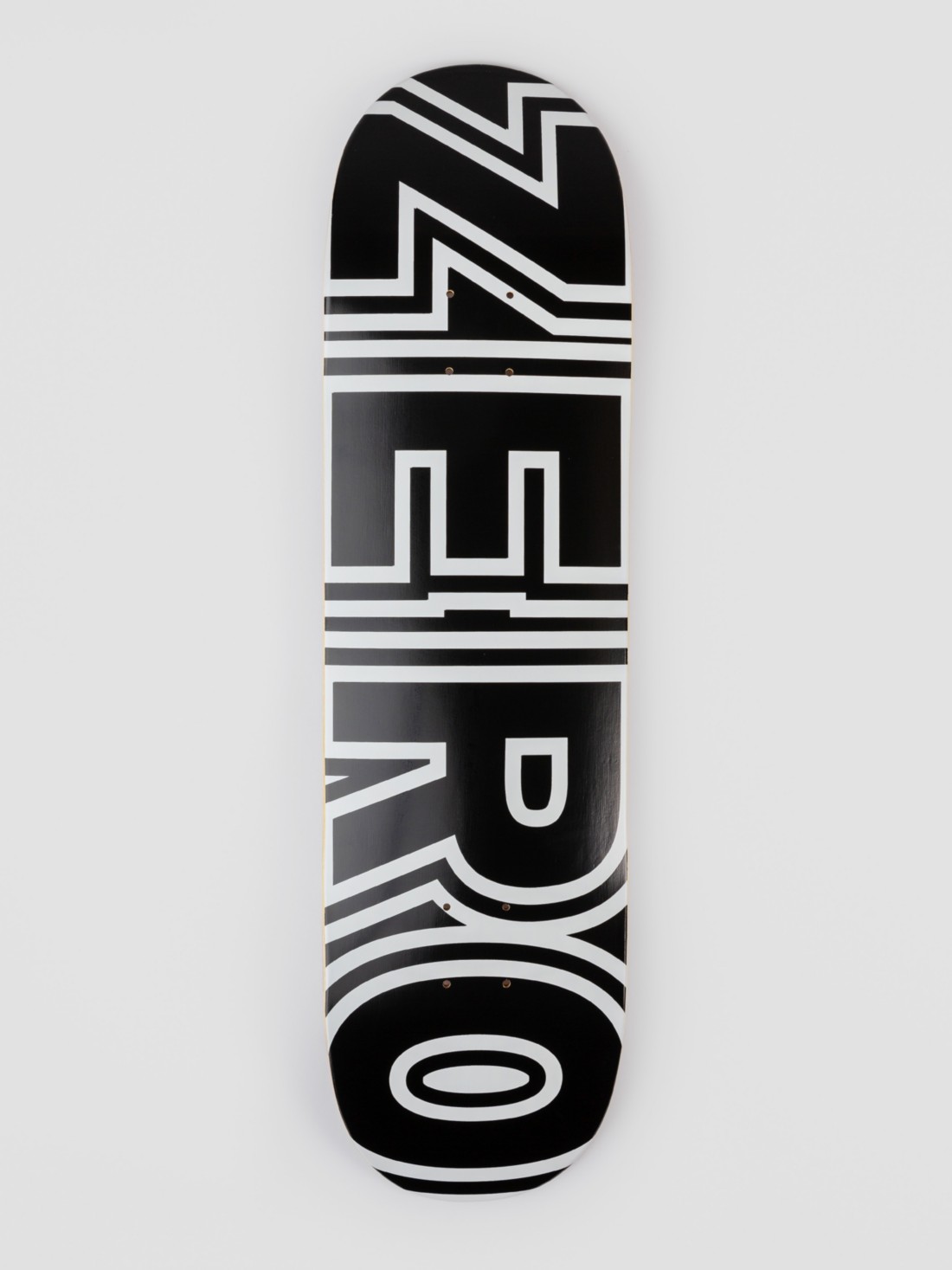Zero Bold Black 8.5" Skateboard Deck black white