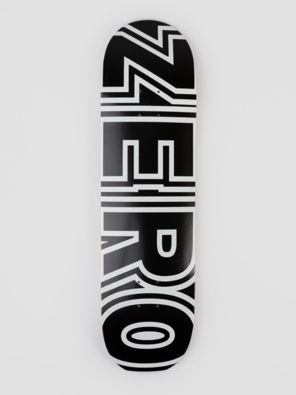 Zero Bold Black 8.5" Skateboard Deck black white
