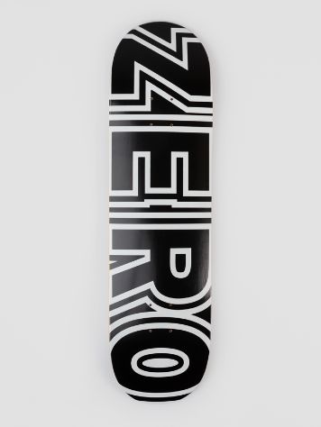 Zero Bold Black 8.5&quot; Skateboard Deck