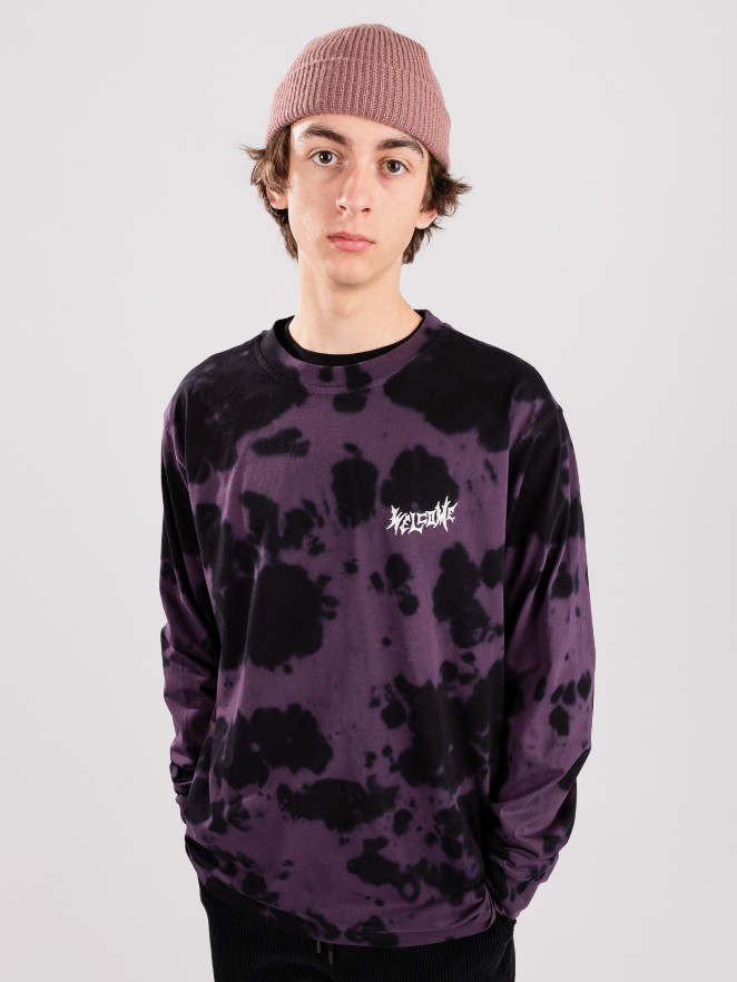 Welcome Inkblot Tie-Dyed Long Sleeve T-Shirt