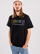 Outlined Rainbow Mag T-skjorte