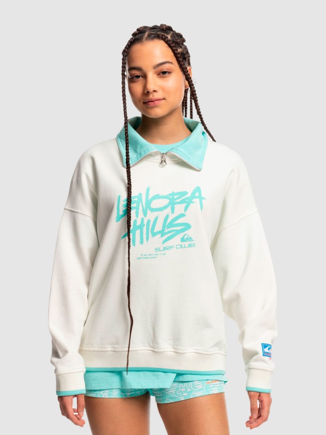 Quiksilver X Stranger Things Lenora Half Zip Sweater