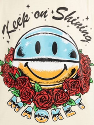 Smiley Keep On Shining T-paita