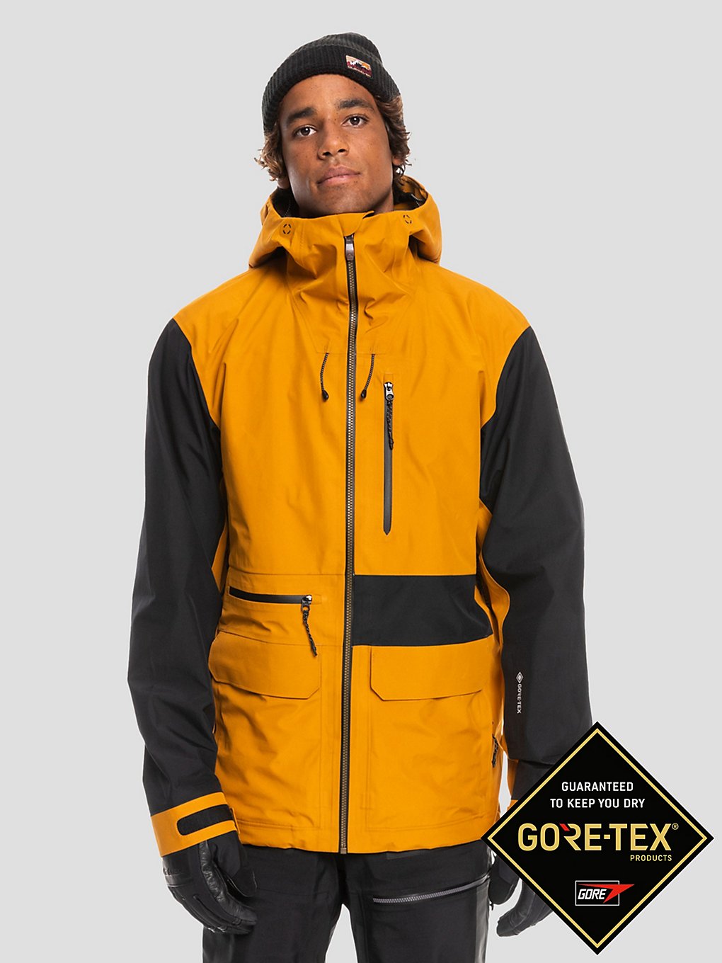 Quiksilver Highline Pro S Carlson Gore-Tex Jacket buckthorn brown kaufen