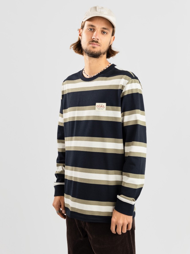 Coal Uniform Stripe Long Sleeve T-Shirt