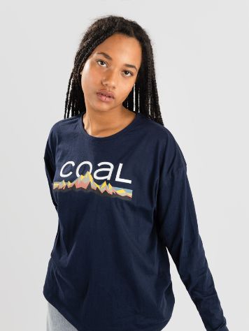 Coal Heather Lake Lang&aelig;rmet t-shirt
