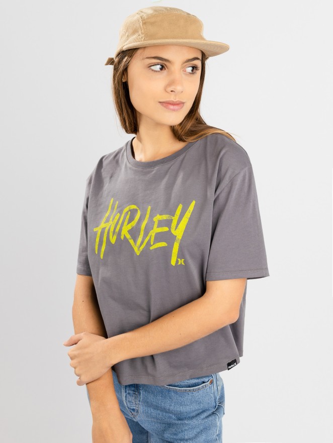 Hurley Oceancare Washed Cropped T-shirt