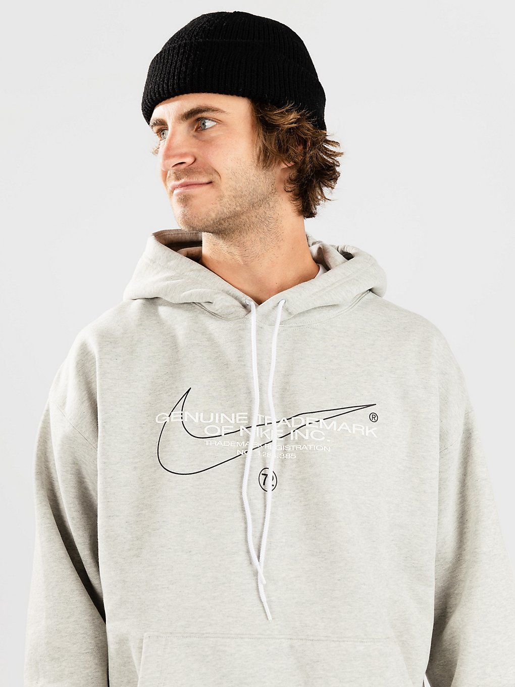 Nike SB Gen Trdmrk Loog Hoodie grey heather kaufen