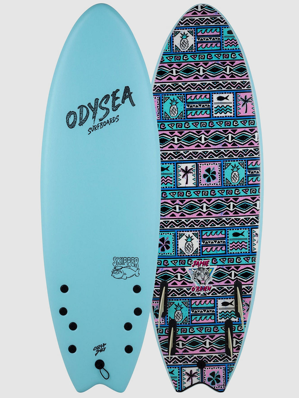 Odysea Skipper Pro Job Quad 5&amp;#039;6 Softtop Planche de surf
